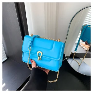 sac à main bleu femme chic