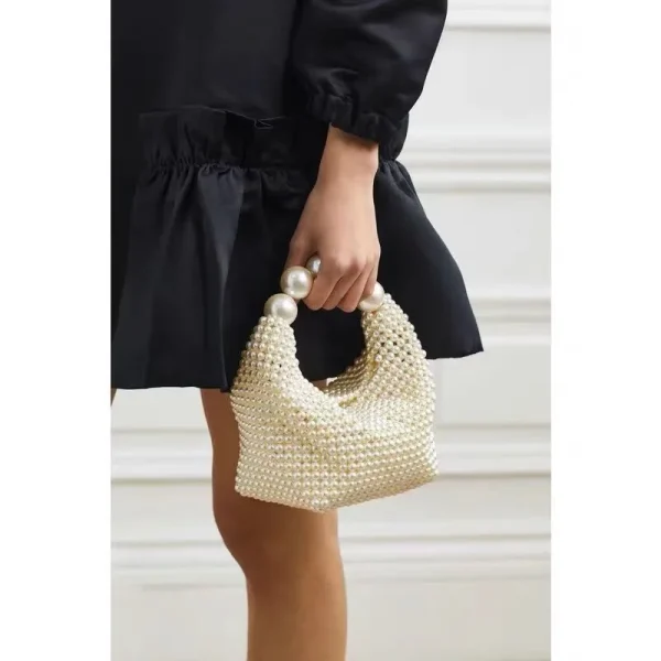 sac à main soirée perles femme