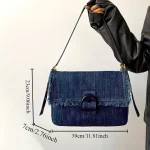 sac à main en jean pour un look décontracté
