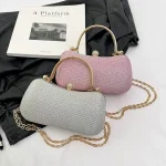 sac à main rose pailleté pour festivité