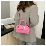 sac à main chic rose et doré