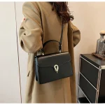 sac femme en cuir noir