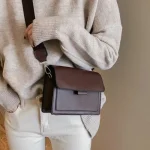 sac bandoulière marron décontracté