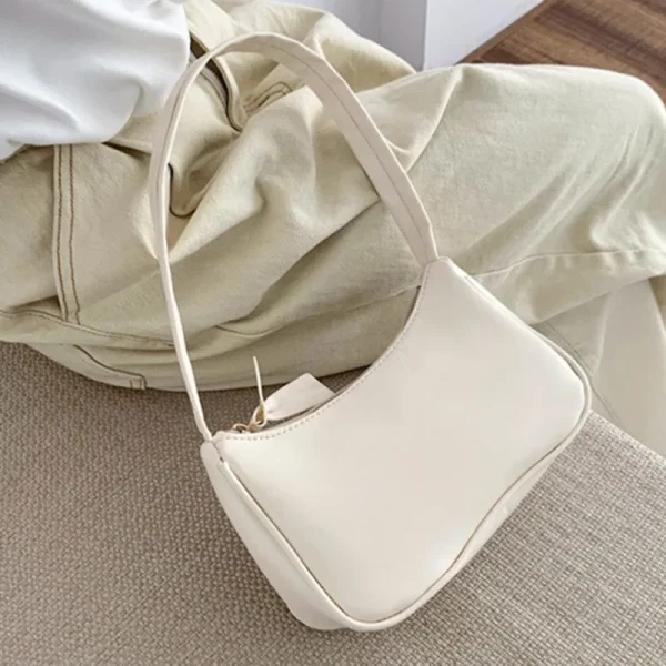 sac épaule blanc style minimaliste