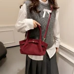 sac bandoulière en daim élégant