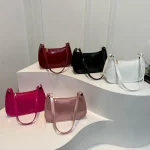 sac chic vernis rose fuchsia