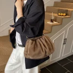 sac bouffant marron clair tendance