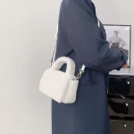 sac d'hiver doux avec bandoulière amovible
