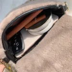 sac hiver doux avec bandoulière