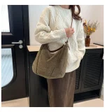 sac épaule doux en fourrure