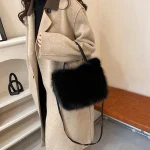 sac à main hivernal noir