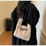 sac épaule blanc avec anse ajustable